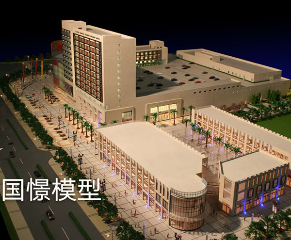 德令哈市建筑模型