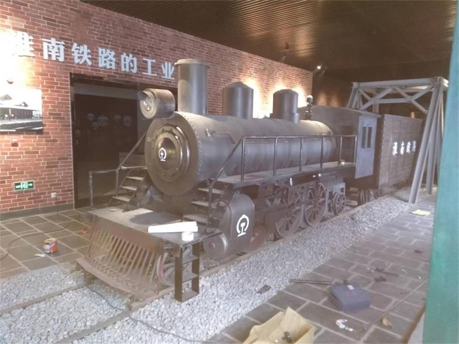 德令哈市蒸汽火车模型